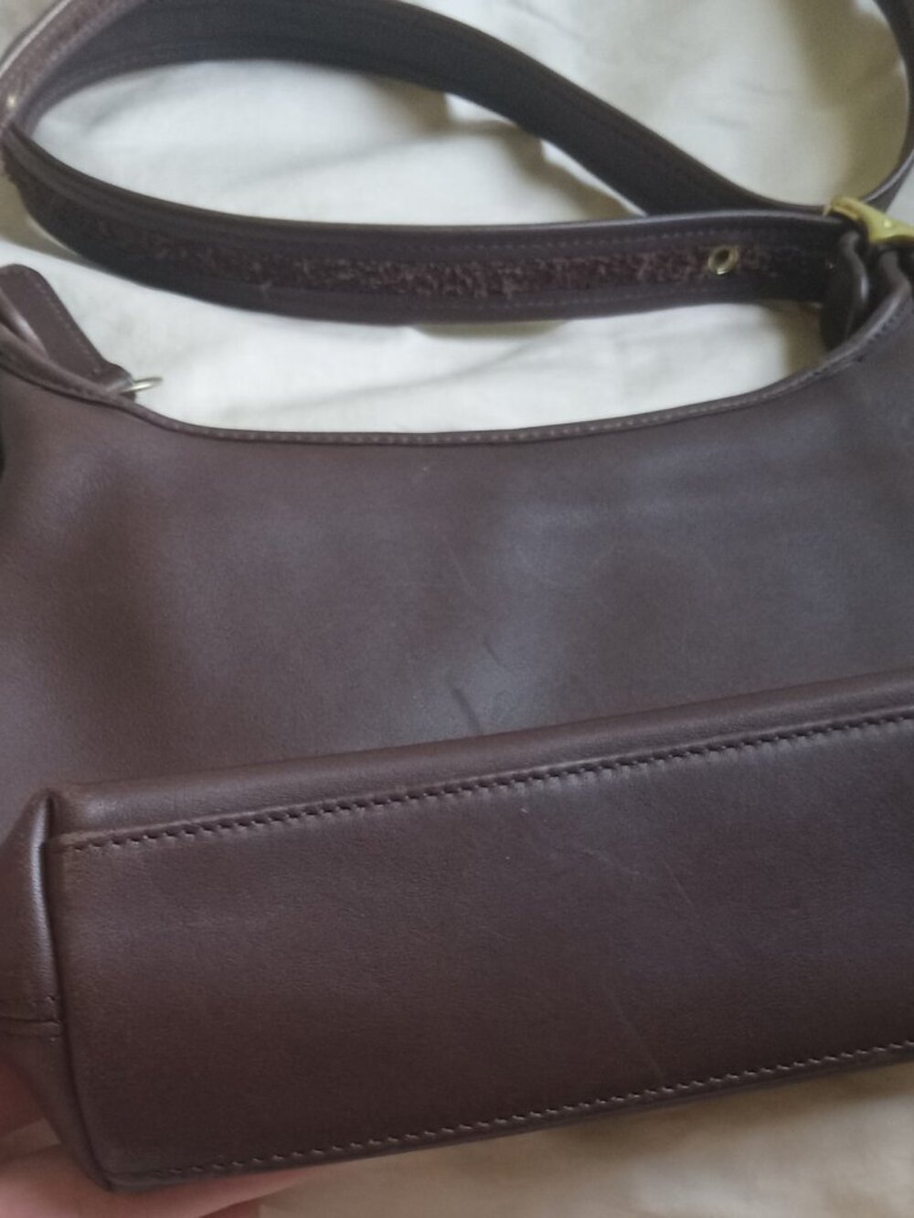 Vintage Coach Legacy Mahogany Leather Handbag Style 9136 vin - Picture 10 of 14